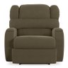 Poltrona do Papai Reclinável Napoli Controle Power Elétrico Veludo Capuccino Fh1 - 4