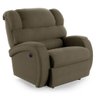 Poltrona do Papai Reclinável Napoli Controle Power Elétrico Veludo Capuccino Fh1 - 1