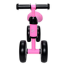 Andador Bebê Bicicleta de Equilíbrio Infantil sem Pedal 4 Rodas Zippy Toys Rosa - 4