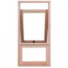 Janela de Madeira Maxim-ar 120x70cm Caixilho 9,4cm Ewk Mp6200 Rondosul - 2