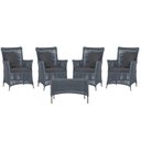 Ver imagem 1 de 4 Poltronas e 1 Mesa Igapó em Alumínio Pintura Fendi Corda Náutica Estofado 11