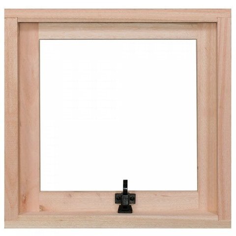 Janela de Madeira Maxim-ar 50x50cm com Caixilho 9,4cm Ewr Mp60 Rondosul