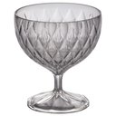 Ver imagem 3 de Taça de Plástico para Sobremesa 350ml Cristal Glamour Incolor com 6 Unidades Plasutil Ref.14252