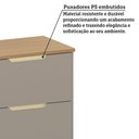 Ver imagem 5 de Balcão de Cozinha 80cm 1 Porta 1 Gavetão com Tampo Lumina Lu Cinammon/cinammon