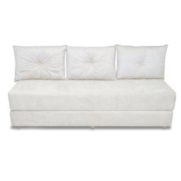 Sofá Cama Bicama 3 Lugares Casal Sofanete Suede Orthovida - Palha - 2
