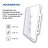 Interruptor Touch Dimmer Inteligente Wi-Fi RF433 Tuya Alexa - 4