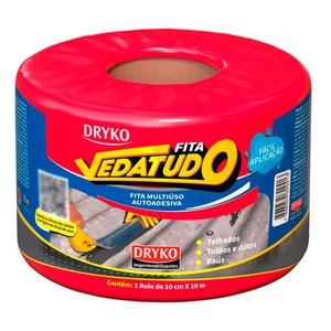 Fita Manta Asfáltica 10cm x 10m Vedatudo