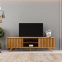 Ver imagem 7 de Rack para TV até 70 Polegadas com 2 Portas 180cm Linha Valencia