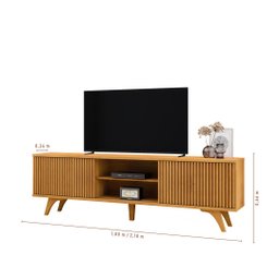 Rack Valencia 2 Portas para Tv 70'' 2,20cm - 2