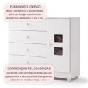 Ver imagem 6 de Quarto de Bebê 100% MDF com Mini Berço e Cômoda Life Branco