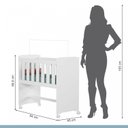 Ver imagem 3 de Quarto de Bebê 100% MDF com Mini Berço e Cômoda Life Branco