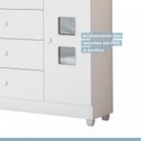 Ver imagem 7 de Quarto de Bebê 100% MDF com Mini Berço e Cômoda Life Branco