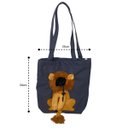 Ver imagem 2 de Bolsa Transporte Cao Gato Pet Animal Estimacao Estampa Leao Passeio Ombro Caminhada Viagem