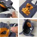 Ver imagem 3 de Bolsa Transporte Cao Gato Pet Animal Estimacao Estampa Leao Passeio Ombro Caminhada Viagem
