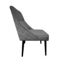 Ver imagem 2 de Cadeira de Jantar Bela Capitone Suede Cinza