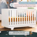 Ver mais imagens de Quarto de Bebê 100% MDF com Berço Mini Cama Life e Cômoda Fly