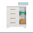 Ver imagem 7 de Quarto de Bebê 100% MDF com Berço Mini Cama Life e Cômoda Fly