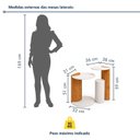 Ver imagem 3 de Conjunto de Mesas Laterais 2 Peças Organicâs Dueto