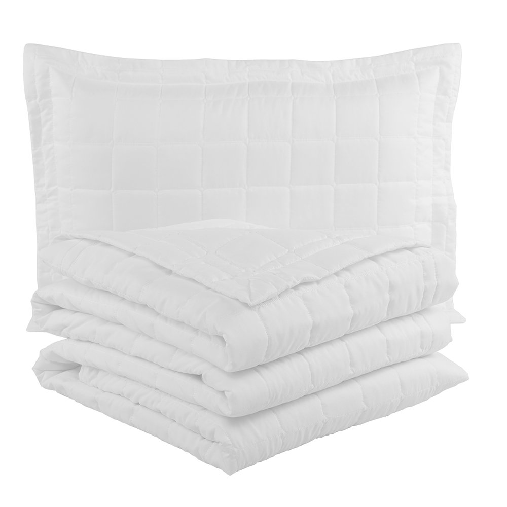 Cobre Leito Soft Solteiro 2pçs:Branco