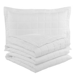 Cobre Leito Soft Solteiro 2pçs:Branco - 1