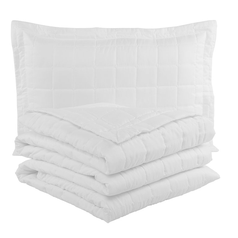 Cobre Leito Soft Solteiro 2pçs:Branco