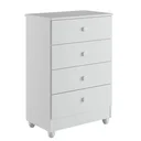 Ver imagem 4 de Quarto de Bebê 100% MDF com Mini Berço e Cômoda Soft Life Branco