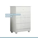 Ver imagem 6 de Quarto de Bebê 100% MDF Com Mini Berço e Cômoda Soft Life