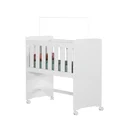 Ver imagem 2 de Quarto de Bebê 100% MDF com Mini Berço e Cômoda Soft Life Branco