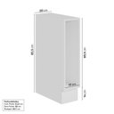 Ver imagem 3 de Balcão Porta Tempero 20cm sem Tampo com Rodapé Ipanema CabeCasa MadeiraOriginals