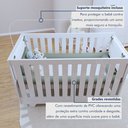 Ver mais imagens de Quarto de Bebê 100% MDF com Berço Mini Cama Life e Cômoda Soft Life Branco
