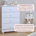 Ver imagem 3 de Quarto de Bebê 100% MDF com Berço Mini Cama Life e Cômoda Soft Life Branco