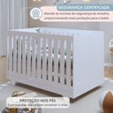 Ver imagem 7 de Quarto de Bebê 100% MDF com Berço Mini Cama Life e Cômoda Soft Life Branco