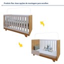 Ver imagem 7 de Quarto de Bebê 100% MDF com Berço Mini Cama Life e Cômoda Soft Life Branco/Madeirado Ypê