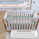 Ver imagem 6 de Quarto de Bebê 100% MDF com Berço Mini Cama Life e Cômoda Soft Life Branco/Madeirado Ypê