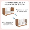 Ver imagem 5 de Quarto de Bebê 100% MDF com Berço Mini Cama Life e Cômoda Soft Life Branco/Madeirado Ypê