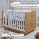 Ver imagem 7 de Quarto de Bebê 100% MDF com Berço Mini Cama Life e Cômoda Soft Life Branco/Madeirado Ypê