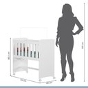 Ver imagem 4 de Quarto de Bebê 100% MDF com Mini Berço E Roupeiro Life 3 Portas