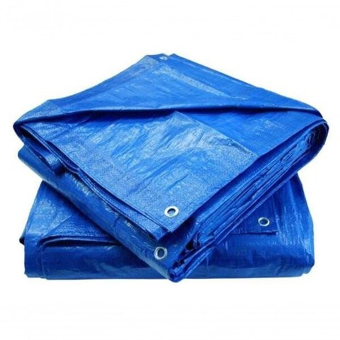 Lona Polietileno 2x2m Cantos Reforçados Azul Famastil
