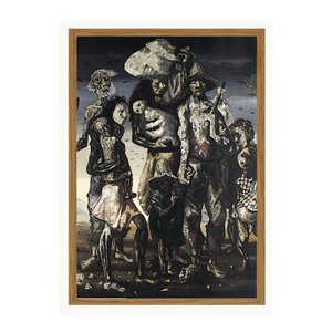Quadro Moldurado Candido Portinari Os Retirantes Cordel