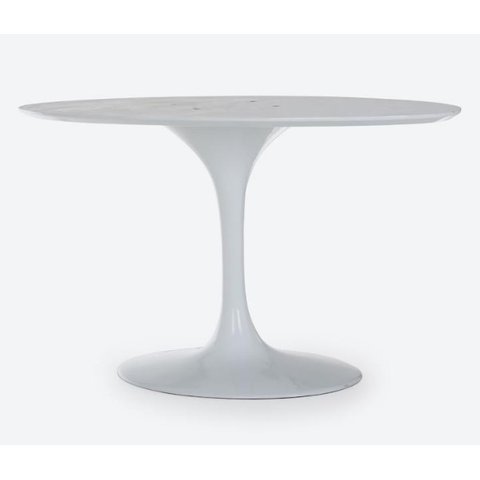 Base de Mesa de Jantar Saarinen Oval para Tampo de 198x122cm até 244x137 - Branco