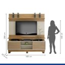 Ver imagem 7 de Estante Home Texas para TV até 60 Polegadas Valdemóveis:Cinamomo/Off