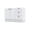 Ver imagem 7 de Balcão 03 Gavetas 02 Portas 120cm Amy Branco Hp Branco Hp