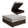 Cama Box Baú com Colchão Molas Ortobom Airtech Viúva 128cm - 1
