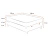 Cama Box Baú com Colchão Molas Ortobom Airtech Viúva 128cm - 5