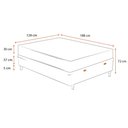 Ver imagem 5 de Cama Box Baú com Colchão Molas Ortobom Airtech Viúva 128cm