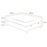 Cama Box Baú Viúva + Colchão de Molas Ensacadas Ortobom AirTech SpringPocket 128cm - 2