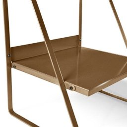 Mesa de Cabeceira Nicho em Aço Begônia CabeCasa MadeiraMadeira - 12