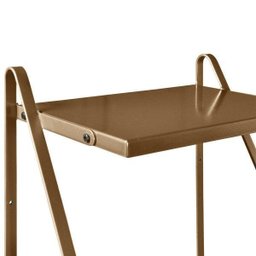 Mesa de Cabeceira Nicho em Aço Begônia CabeCasa MadeiraMadeira - 11