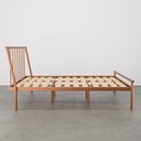 Ver imagem 4 de Cama Casal em Aço Begônia CabeCasa MadeiraOriginals Marrom/Cobre