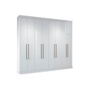 Ver imagem 1 de Guarda Roupa Casal 8 Portas e 4 Gavetas Master Vip 8.4 Branco - Santos Andirá